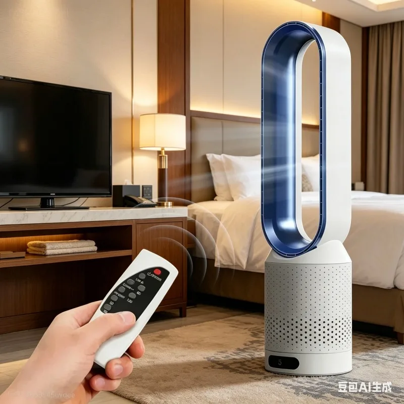 2026 Bladeless Fan for Home Air Purification Circulation Ultra Silent Cooling Tower Fan Dorm Use