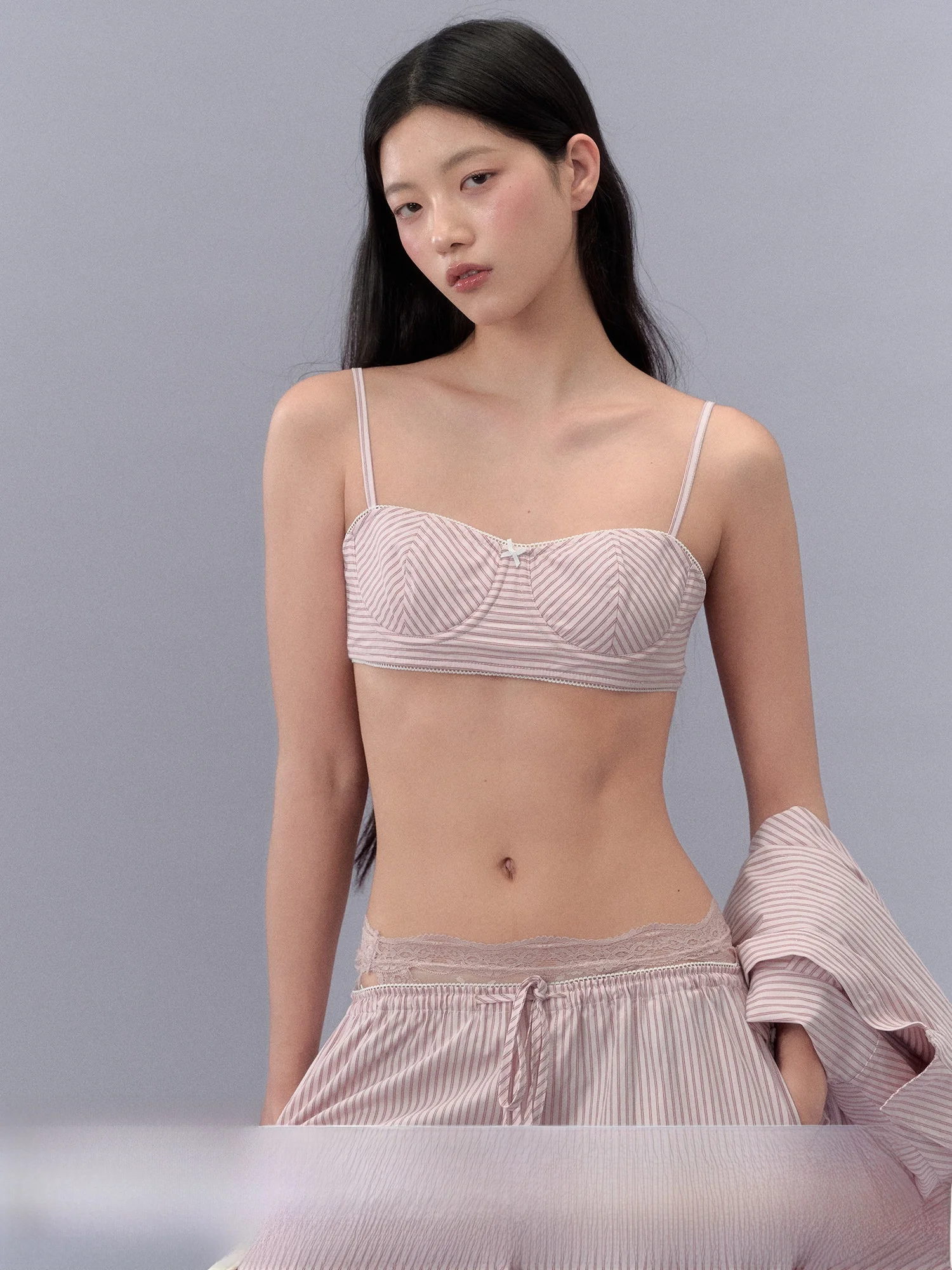 

Простая женская майка-топ в полоску для дома и повседневной носки, летняя, из смесового полиэстера и хлопка