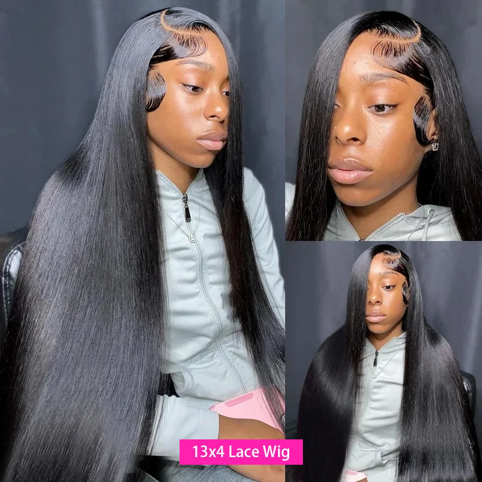 Straight Lace Front Wigs Hd Lace Wig 13x6 Human Hair Wigs For Black Women Pre Plucked Brazilian 30 40 Inch 13x4 Lace Frontal Wig