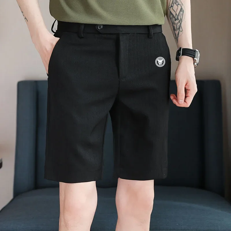 

Luxury New Suit Shorts Summer Men's Golf Wear 2024 High Quality Golf Shorts Fashion Casual Mid Pants Men's Golf Clothes