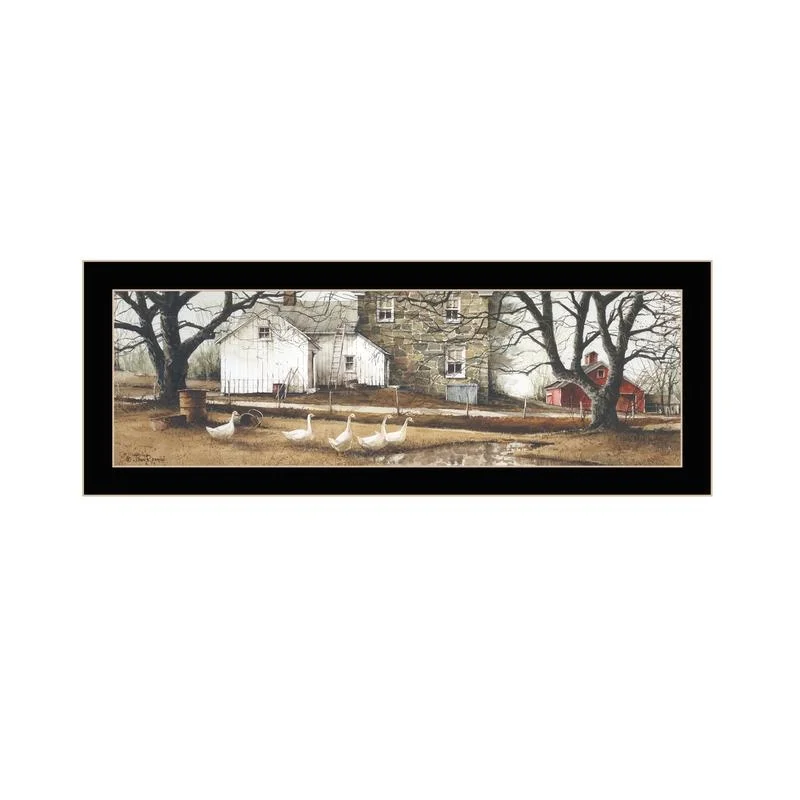 

Puddle Jumpers Framed Print Black Frame Artisan John Rossini Ready to Hang