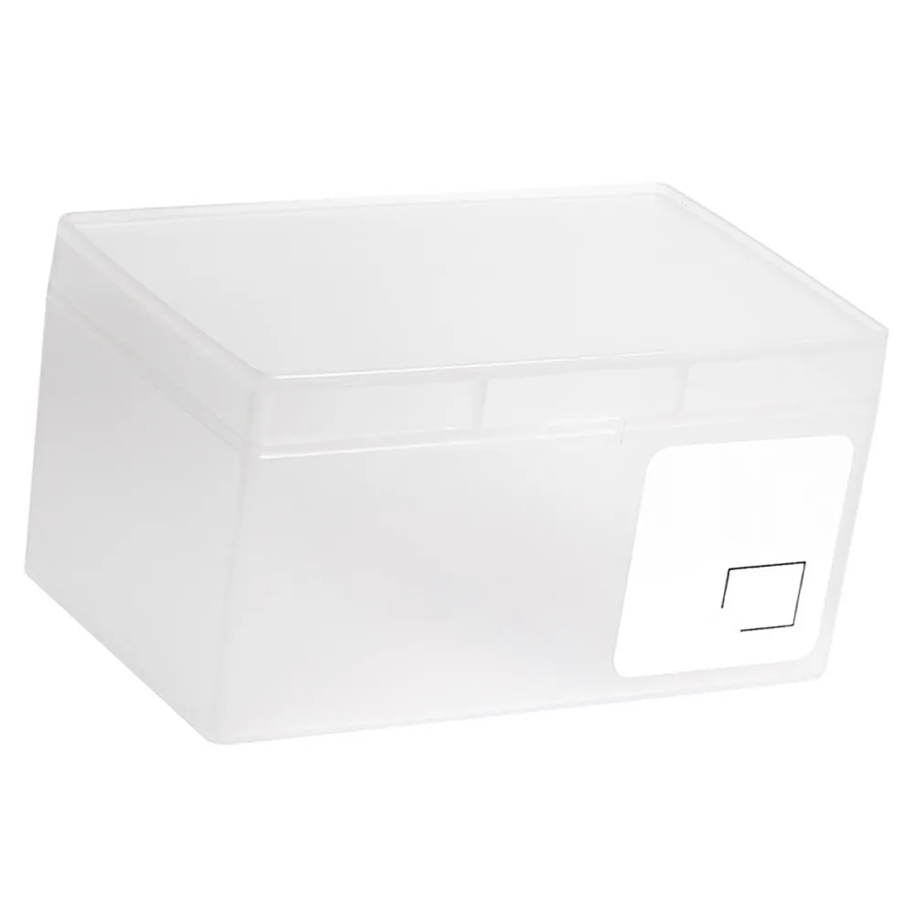 Collecting Small Items Clear Card Storage Box Rectangle Stackable Plastic Desk Organizer PP Portable Cosmetic Organizer Home Use