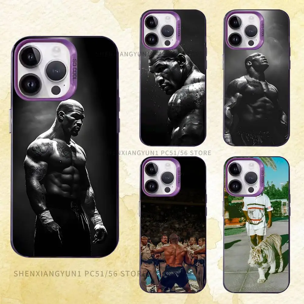 

Boxing M-Mike T-Tyson Phone Case For IPhone 17 16e 16 15 14 13 12 11 Pro Max X XS MAX Back Cover