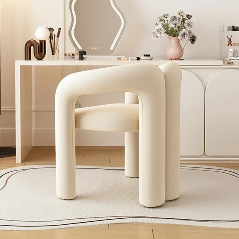 New Model Makeup Stool Makeup Chair Nordic Cream Comfortable Backrest Bedroom Cloakroom Chair
