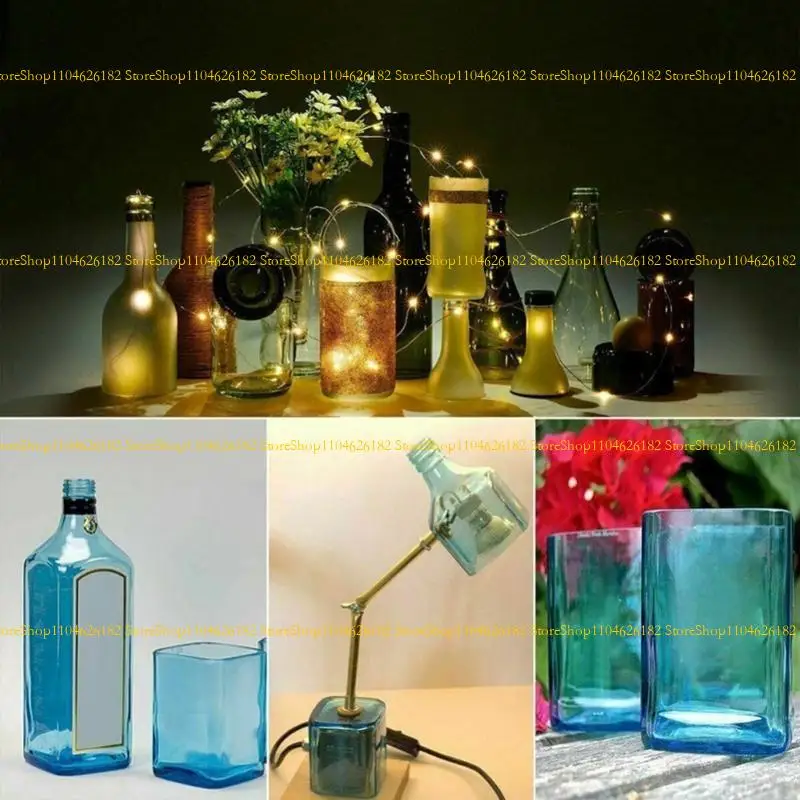 Q2Q4 Glass Botter Cutter أحجام قابلة للتعديل أحجام زجاجات معدنية زجاجات قطع زجاجات النبيذ