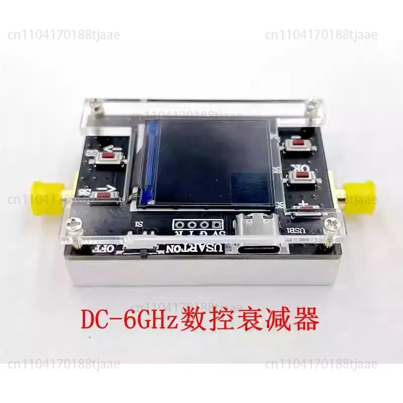 6G Digital Program Controlled Attenuator 90D-B Step 0.25D-B  Display C-N-C High Isolation TYPE-C type 6G