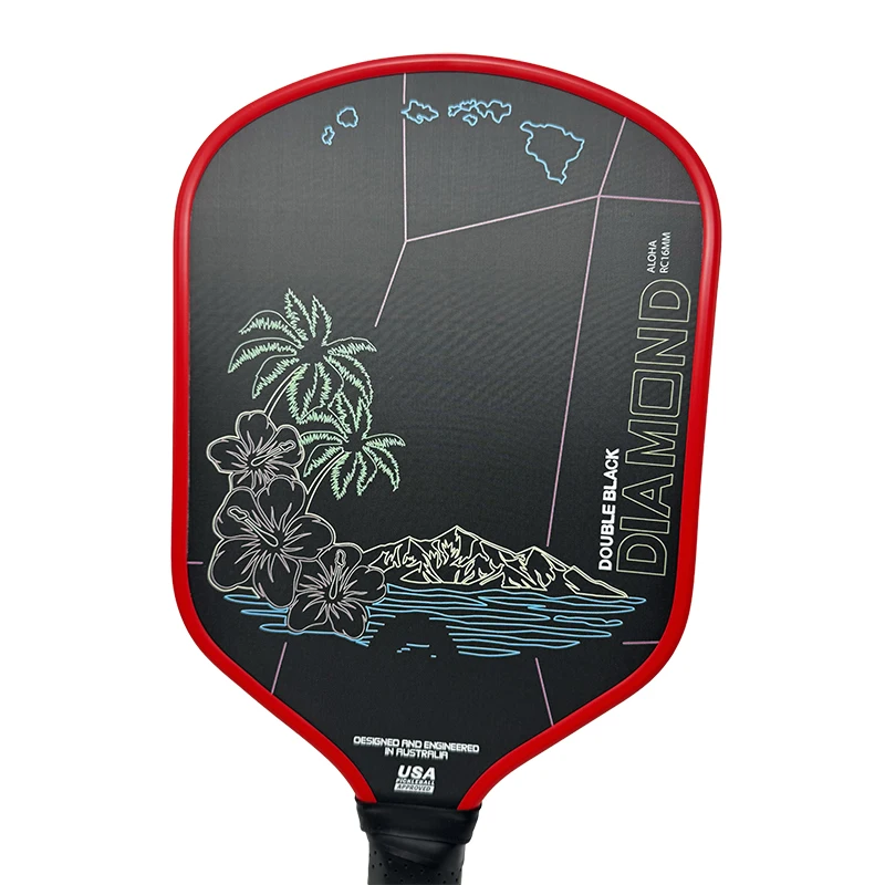 USAPA Standard Approved Double Black Diamond ALOHA RC 16mm Thermoforming Pickleball Paddle