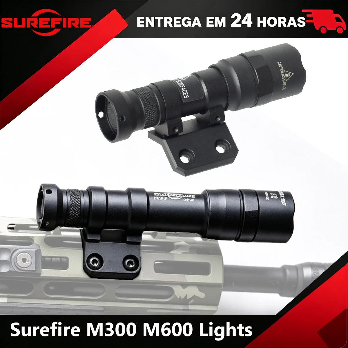 M300 M600C M-LK Keymod SMR Offset Mount Tactical Surefire M600 Scout Airsoft Flashlight Base Side Rail Fit SMR System 20mm Rail