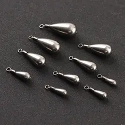 High Quality Additional Weight Tear Drop Shot Weights Sinker Line Sinkers Fishing Tungsten fall Hook Connector