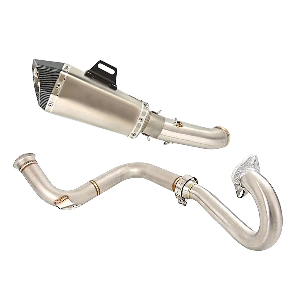 Exhaust System Modified Header Muffler Tips For Duke 390 250 125 RC390 2017-2020 Exhausts Pipes