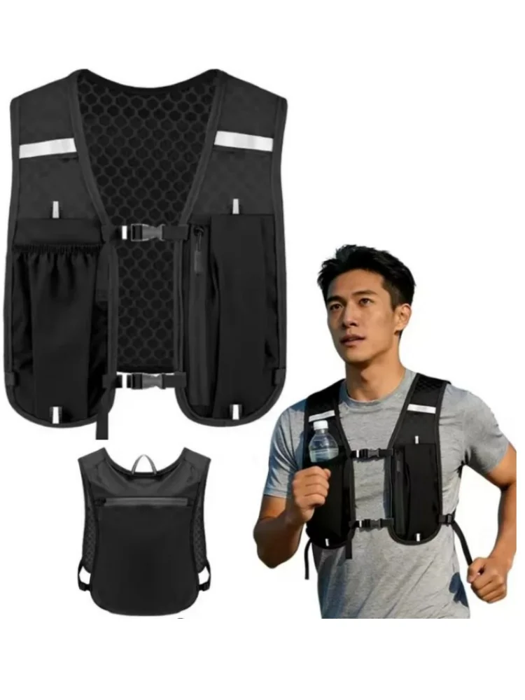 AliExpress JUSENDA Running Vest Backpack for Women Men Breathable Lightweight Backpack Marathons Hydration Water Chest Pack for Runs Hiking Cycling