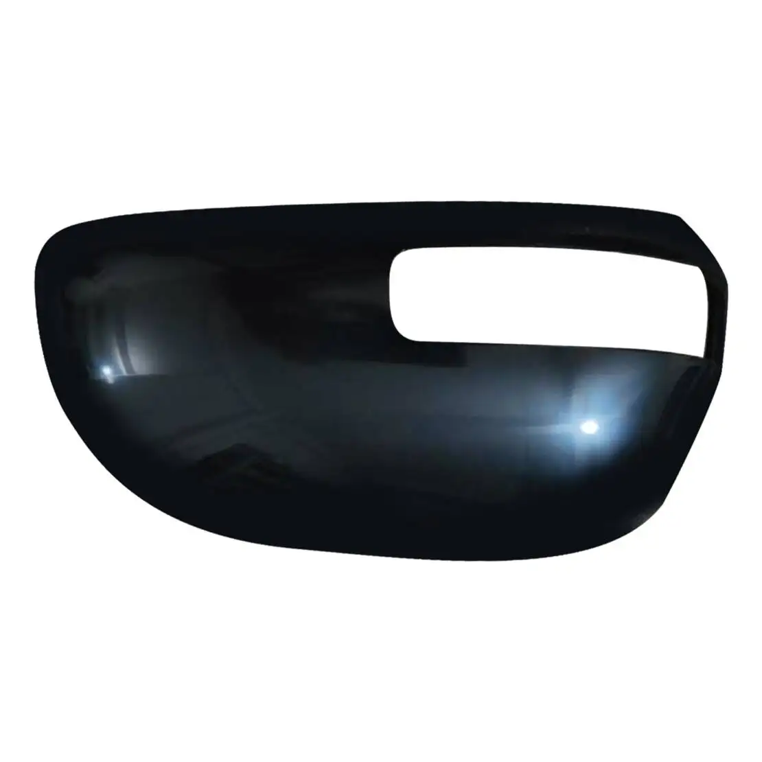 Right Side Rearview Mirror Cover Cap Trim With Light Hole Fit for Toyota RAV4 2006 2007 2008 2009 2010 2011 2012 Unpainted ABS