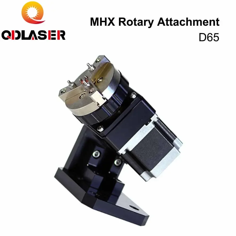 QDLASER роторное гравировальное приспособление с патронами макс. диаметр. 65 мм 125 мм для лазерной маркировочной машины