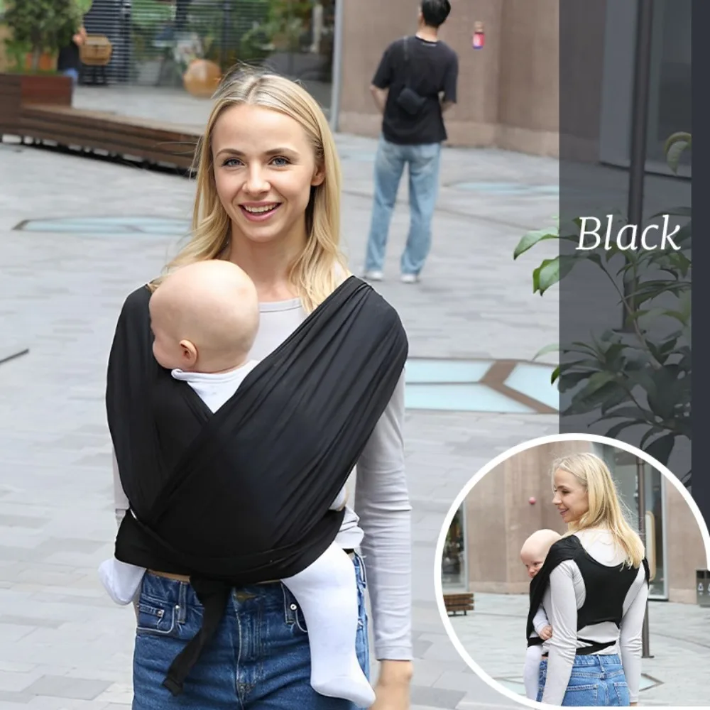 

Comfortable Baby Wrap Carrier Front Holding Safety Newborn Sling Wrap Adjustable Breastfeeding Infant Kangaroo Bag 0-36 Months