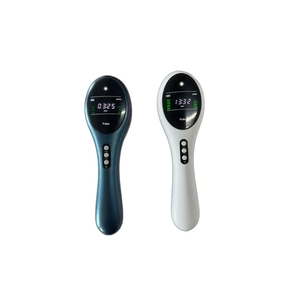 Handheld Red Light Therapy Device, 650nm Red 808nm Near Infrared, 4 Intensity Levels, Timer, Knee Shoulder Back