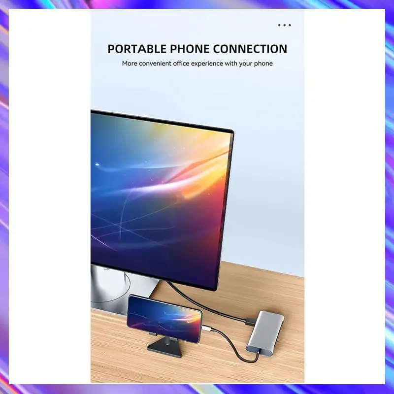 

11 In 1 Type-C USB 3.0 Hub Multi-Port Laptop Docking Station Type C To 4K VGA PD RJ45 For Pro Air