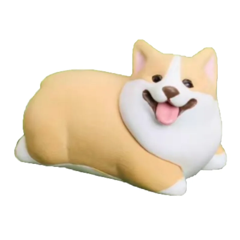 일본 Stasto Gashapon 캡슐 장난감 No Willing Home Short Legs Corgi 강아지 장식 귀여운