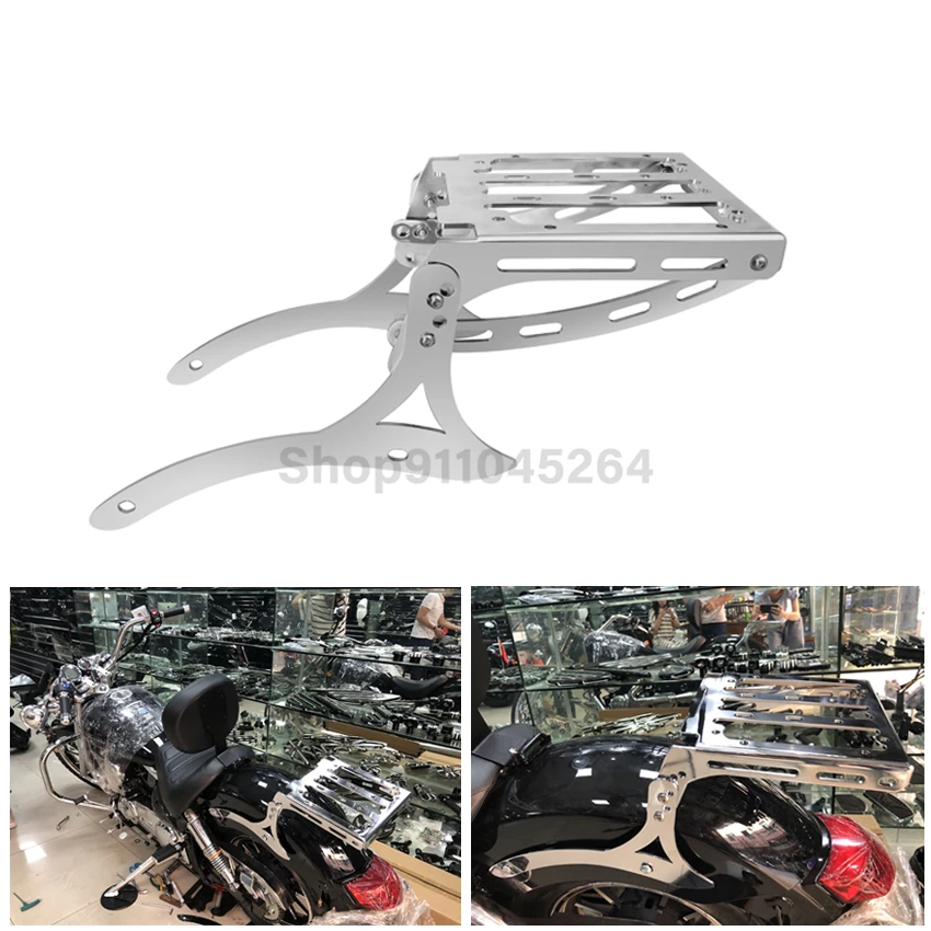 

Motorcycle Rear Luggage Rack Cargo Seat Carrier For LF250-D LF250-E V16