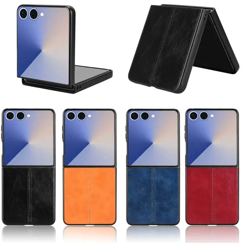 

Для Samsung Galaxy Z Flip 7 FE Flip Case Кожаный чехол-кошелек для карт Защита камеры Задняя крышка для Samsung Galaxy Z Flip 7 FE Shell