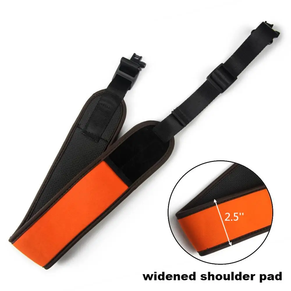 Neoprene Rifle Sling 2 Point Shoulder Strap Soft Padded Shotgun Adjustable Sling w/ Swivels Hunting Shooting Gun Accessories