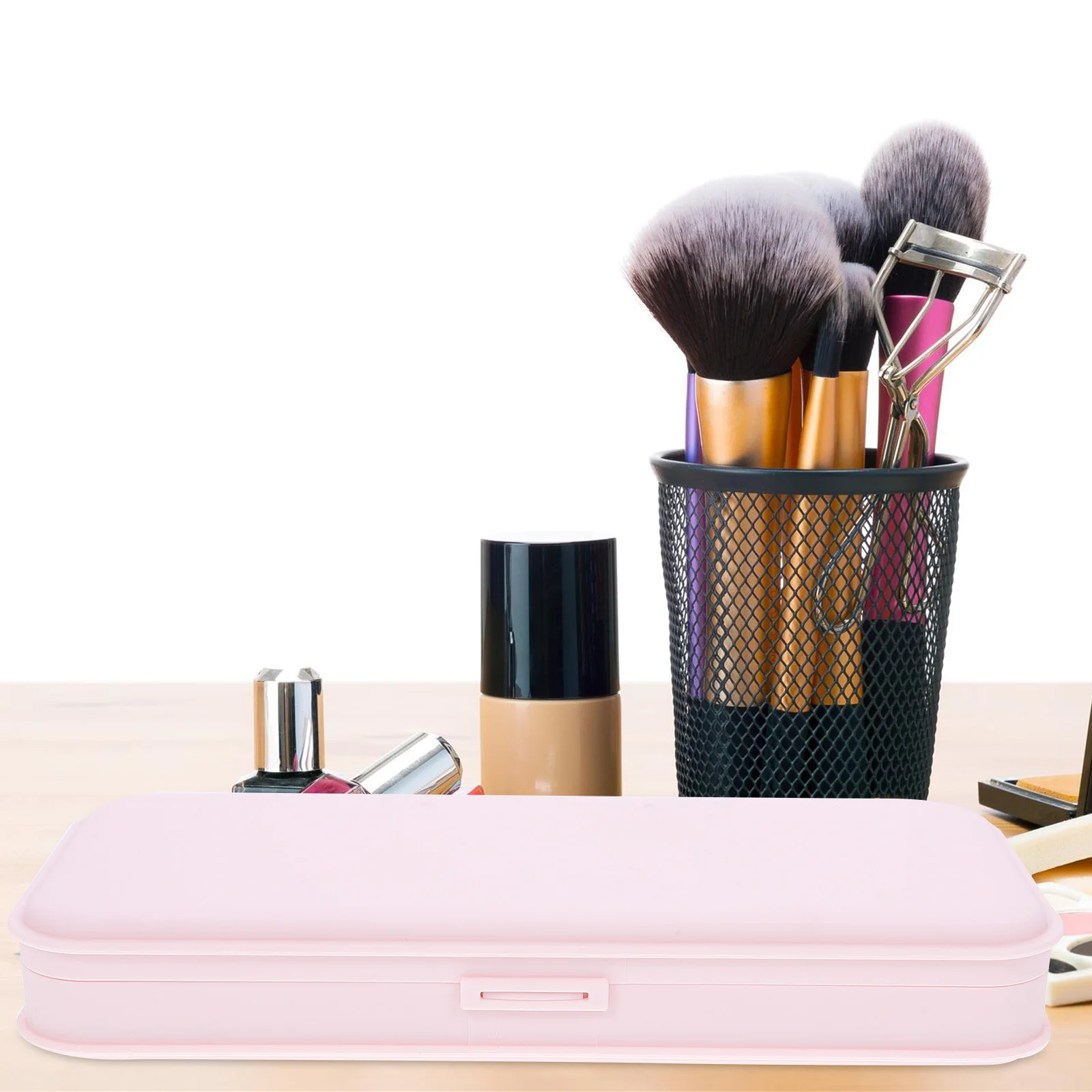 4pcs Makeup Storage Box Large Capacity Organizer For Nail Tools Eyelash Accessories Desktop Stationery Holder Jewelry