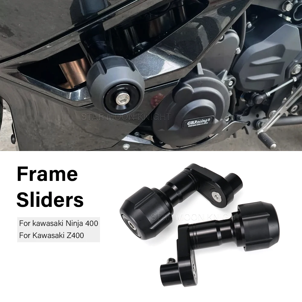 

Frame Crash Protector For kawasaki Z400 Ninja400 Ninja 400 2018-2024 Motorcycle Falling Frame Slider Accessories