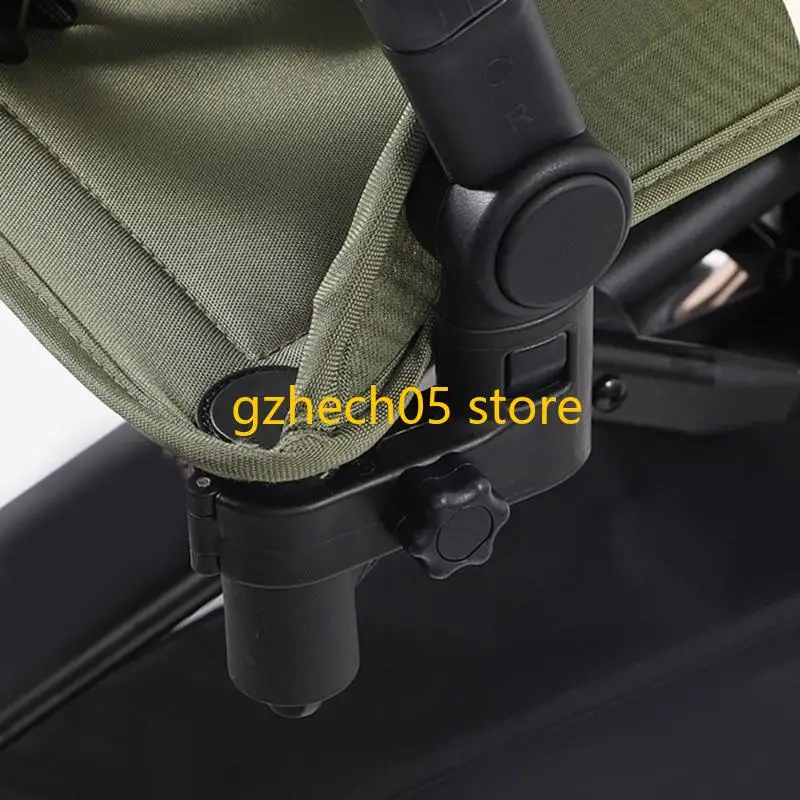 D55E Säuglings Kinderwagen Handläufe Frontarmlehne mit Sicherheitsverbesserung vorderer Schritt Stützgürtel Schnell Design