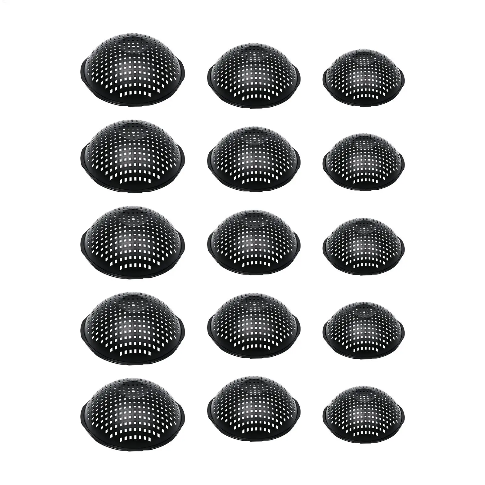 Planter Inserts Bowl Grid Mat 15 Pieces Reusable Spherical Bottom Grid Pad Planter Inserts Bottom Grid for Home Windowsill Patio