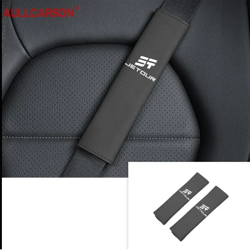 Fit for cherry Jetour Traveller T2 Car Shoulder Cover Cushion Seat Belt Pad Strap Seat Belt Padding Pcs For Jetour X70 X90 Plus