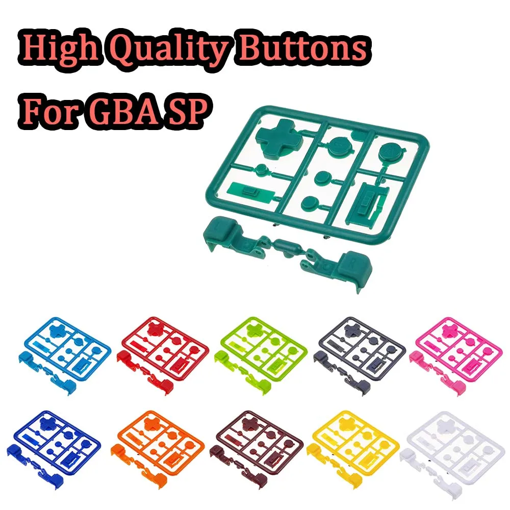 High Quality Original Size Buttons for GBA SP New 15 Colors New Buttons Keys for Gameboy Advance GBA SP IPS Housing Shell