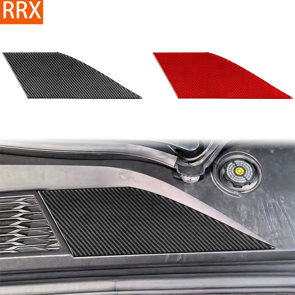 For Chevrolet Corvette C8 Z51 Z06 2020-2023 Real Carbon Fiber Sticker Front Trunk Storage air vents Car Accessories decorative