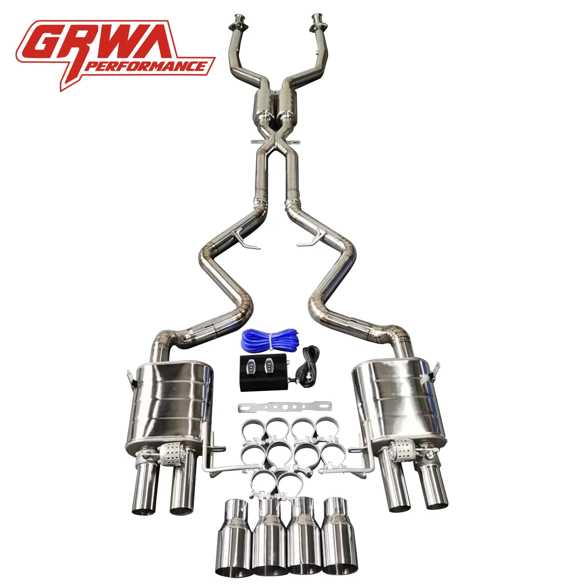 

GRWA High Performance Titanium Alloy Polishing Valvetronic Exhaust System Catback Exhaust for E90 E92 E93 M3