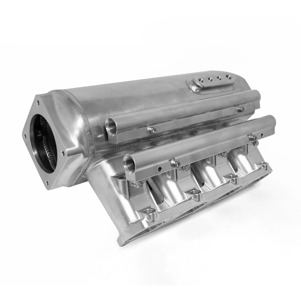CNC Machining Parts Billet SR20VE Race Intake Manifold Assembly For 12 Injectors OEM Block Auto Spare Parts Parts Machinery