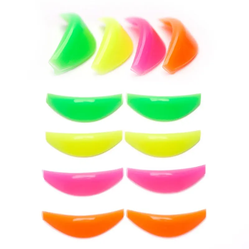 4 Pairs Silicone Eyelash Perm Pad Lifting Lashes Rods Shield Recycling 3D Eyelash Curler Accessories Applicator Makeup Tools