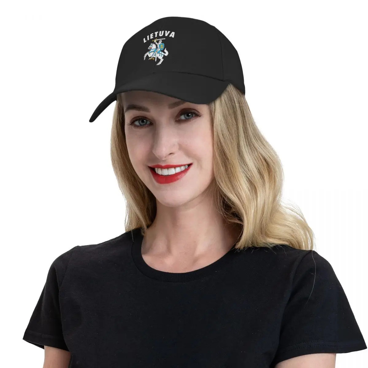 Punk Lietuva Lithuania Coat Of Arms Baseball Cap Women Men Breathable Dad Hat Outdoor Snapback Hats