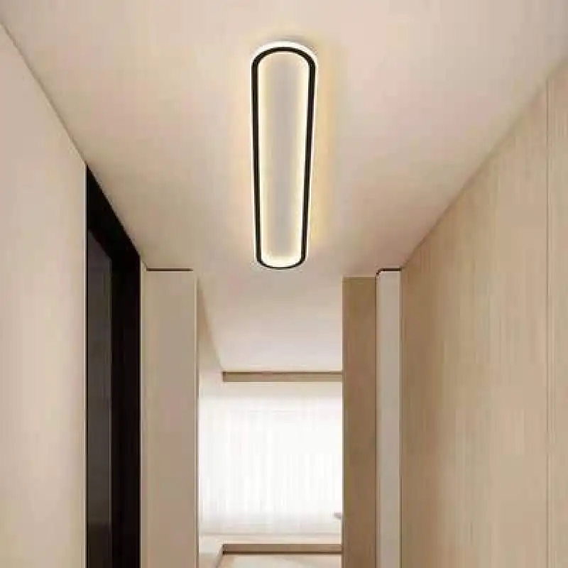 

Indoor Aisle Strip Ceiling Lamp Simple Modern Corridor Lamp Ultra-thin Strip Cloakroom Balcony Entry Porch Decoration Led Lamps