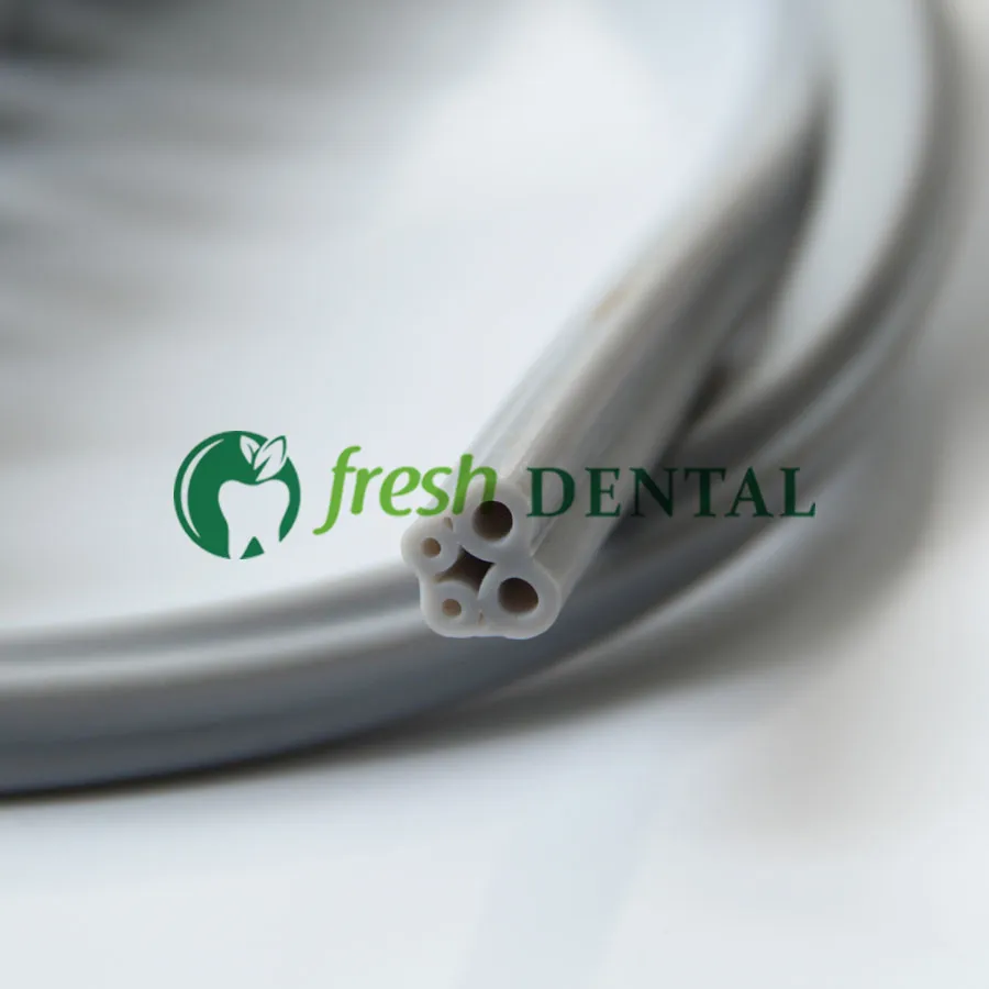 

10PCS Dental Chair Unit 4 Holes Handpiece Tubing High Speed Handpiece Spiral Hose Pipe Without connector SL1110