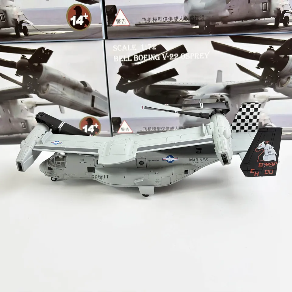 1:72 Scale US Navy Marine V22 V-22 Osprey Transport Helicopter