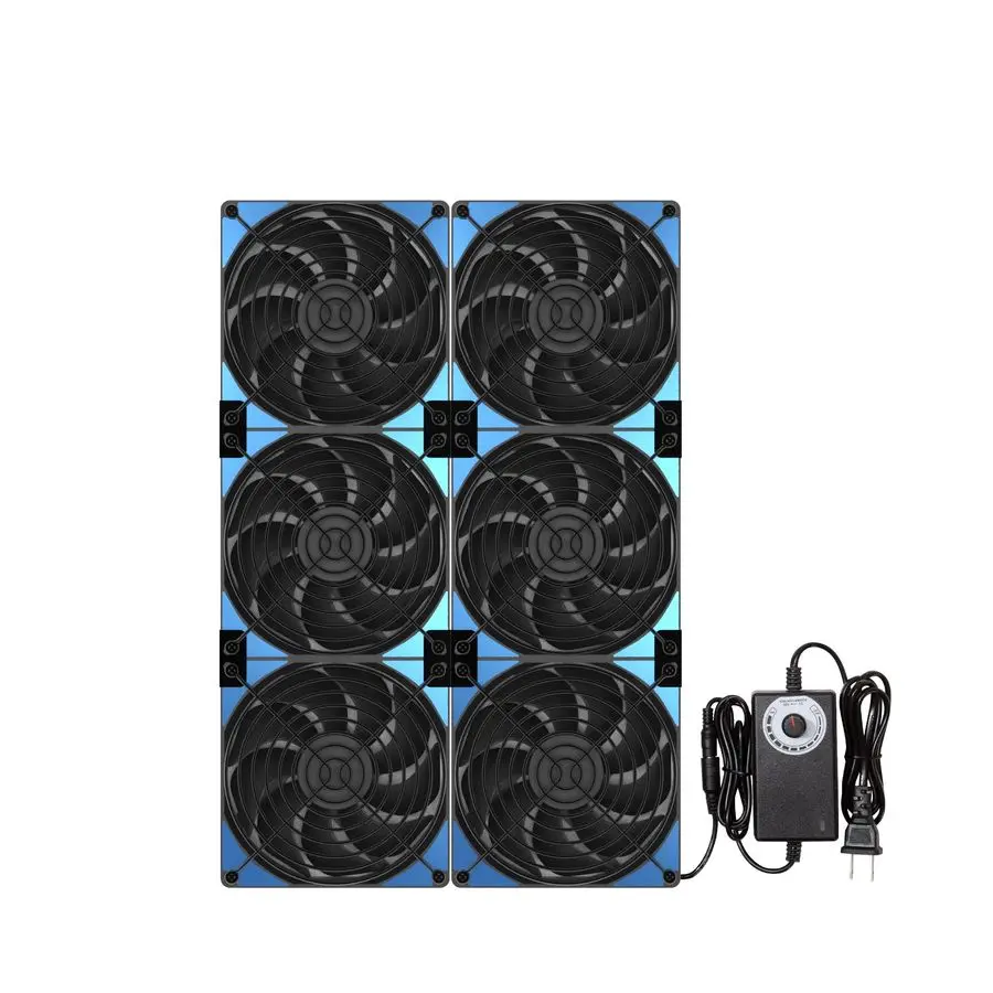 

720mm Adjustable Computer PC Box Vent Fans 3V12V Speed Controller for Flexible Arrange Cabinet Rack Space Window Wall Server Min