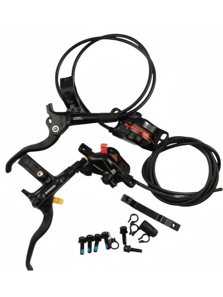 AliExpress Shimano MT410 Brake Split Hydraulic Disc Mountain Bike Left Front 800mm Right Rear 1500mm Dual Piston Brake Bicycle Accessories