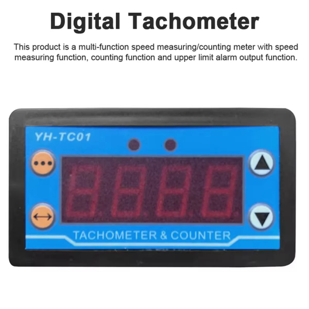 -TC01 Digital Tachometer High-Accurancy LED Digital Motor Speed Meter with Hall Sensor Motor Speed Detector