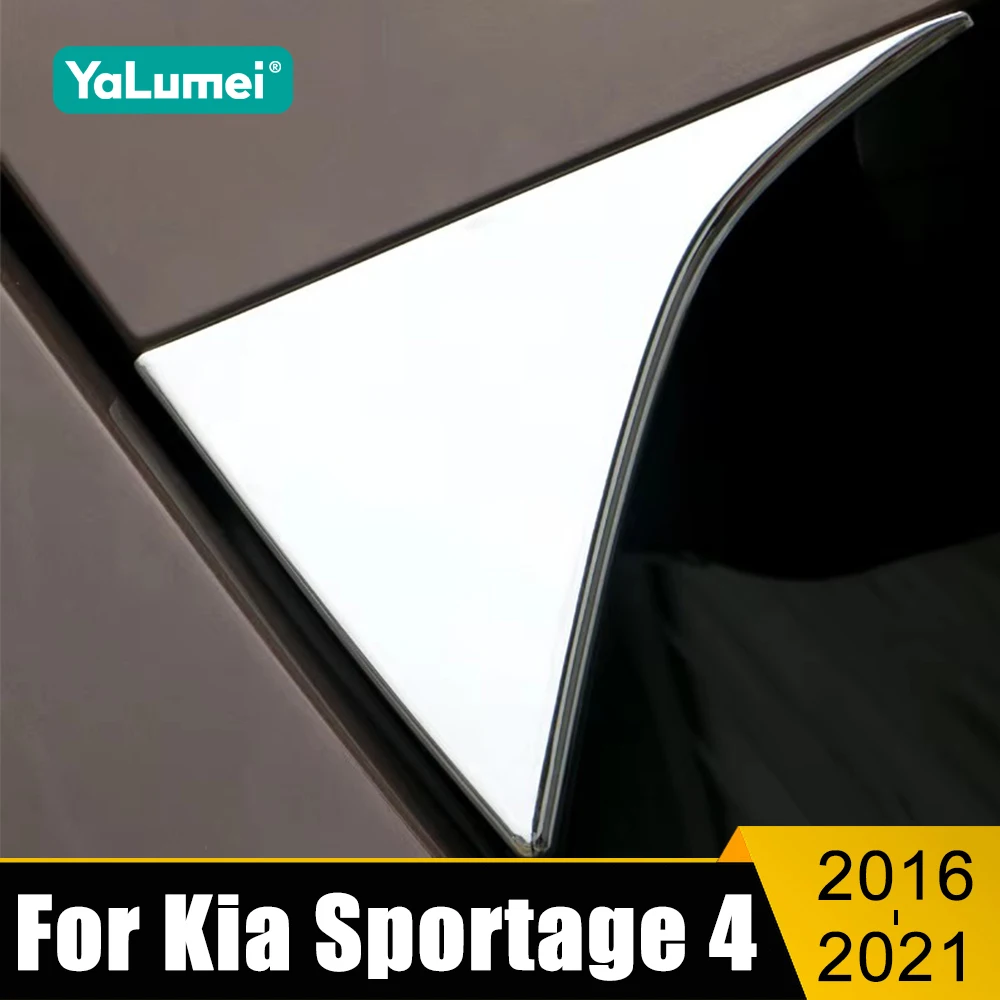 

For Kia Sportage 4 QL 2016 2017 2018 2019 2020 2021 Car Rear Window Spoiler Side Wing Decorative Strip Trim Stickers Accessories