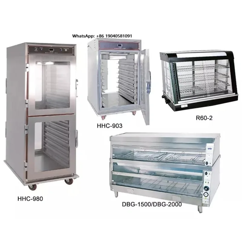 1.2 1.5 2 Meters 4 5 Feet Henny American Style Holding Cabinet  Warming Showcase Display Food Warmer