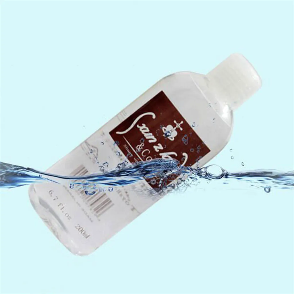 Aceite soluble en agua para masaje, lubricante para masturbación corporal, 200ml