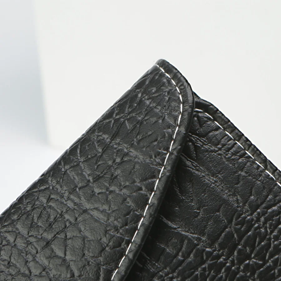 FoldedHair Scissors Cover Case PU Leather Professional Hairdressing Shears Holder Bag Barber Salon Holster Pouch Scissors Case view 6