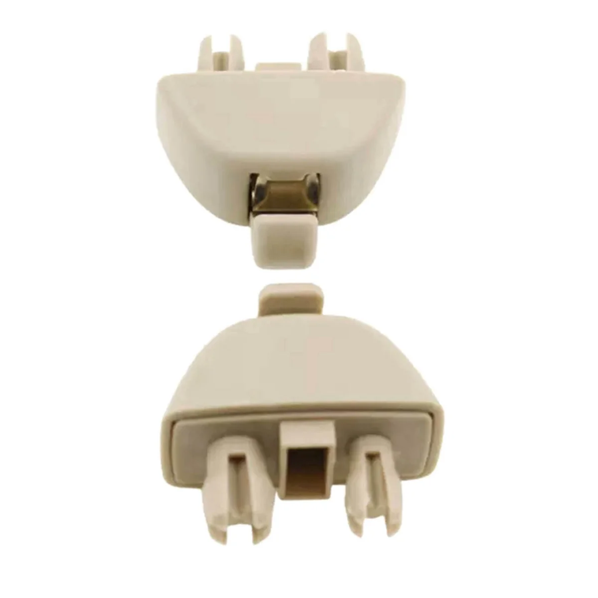 Car Sun Visor Clip Plastic Sun Visor Hook Clip Sun Visor Clip Retainer for Volkswagen Passat Audi A6 6R0857561 Beige