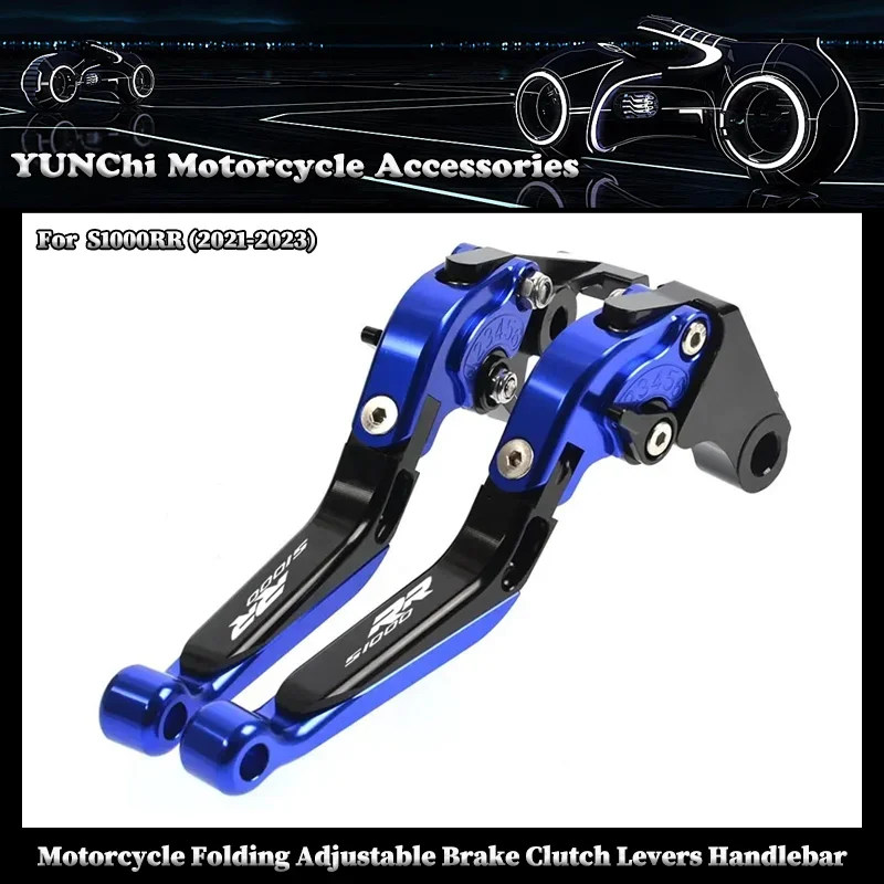 

Motorcycle Folding Adjustable Brake Clutch Levers Handlebar For BMW S1000RR 2021-2023