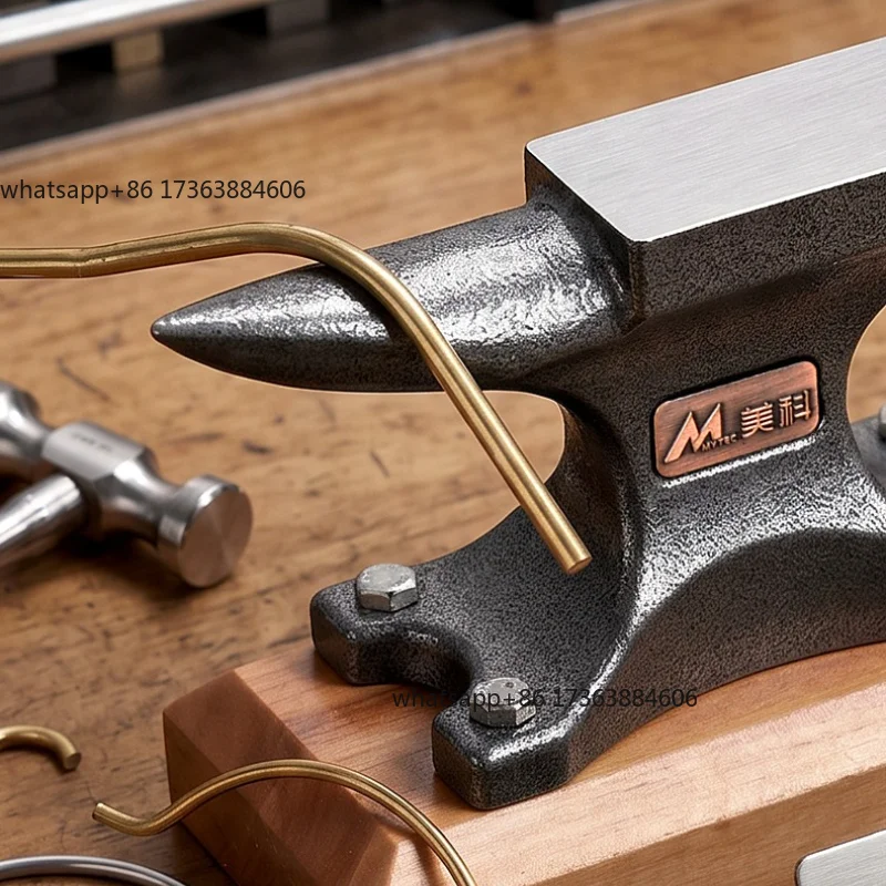 New Vintage Horned Steel Anvil Delicate High Hardness for Jewelry High-precision Parts and Leather Processing DIY Accessories
