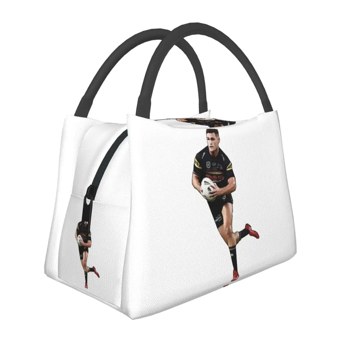 Nathan Cleary Penrith Panthers Insulated Lunch Bag for Women Picnic Storage Food Boxes Portable Thermal Lunch Box Tote