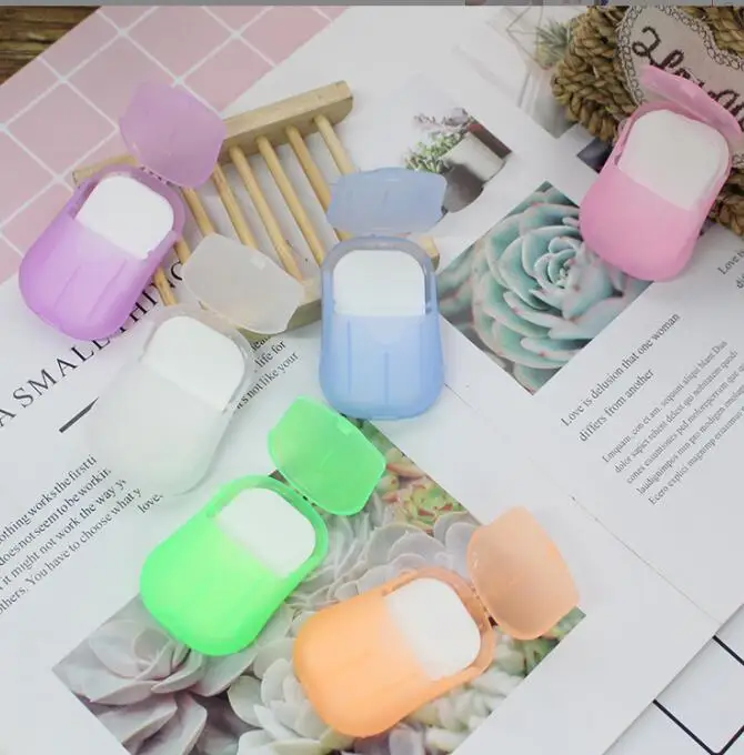 

portable hand washing mini soap paper disposable Soap Paper Flakes Washing Cleaning Hand for Kitchen Toilet Outdoor Travel